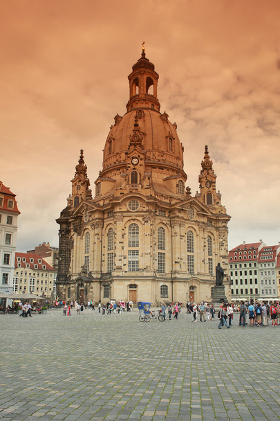 Church Frauenkirche in Dresden - Fotografie, Obrázek