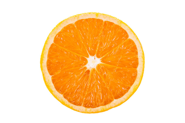 白い背景に孤立したオレンジの果実 - 写真・画像