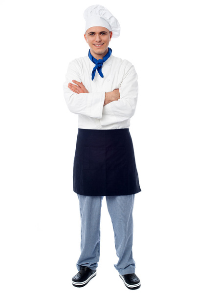 Young cook with arms crossed - Foto, immagini
