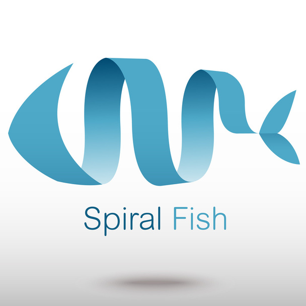 Spiralfisch - Vektor, Bild
