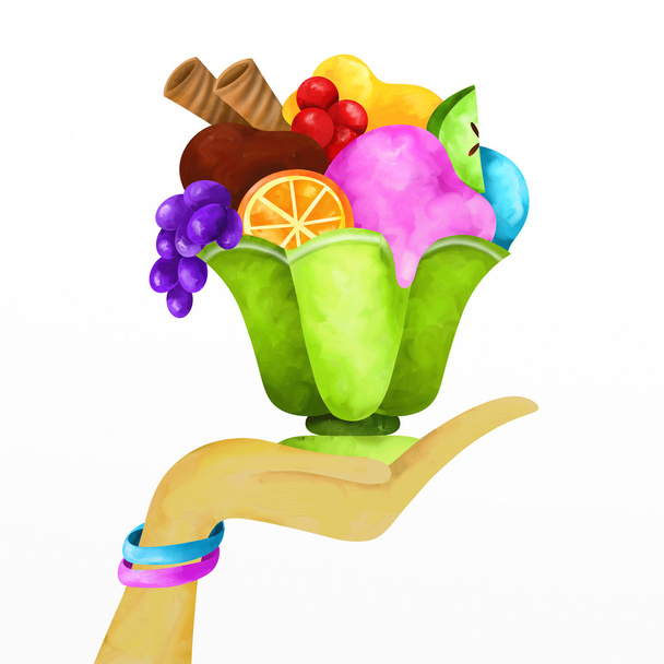 ice cream cup - Photo, Image