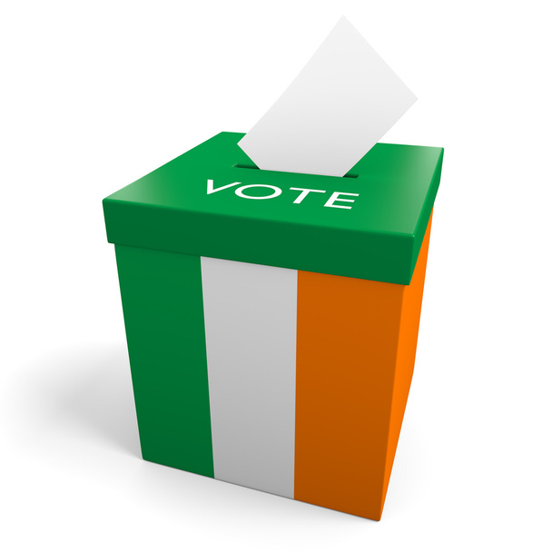 Irlande urne électorale pour la collecte des votes
 - Photo, image