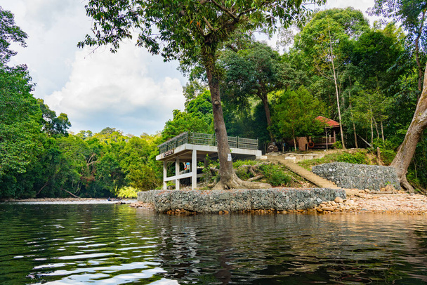 Sanctuaire de poissons dans le parc national Taman Negara avec rivière Tahan - Photo, image