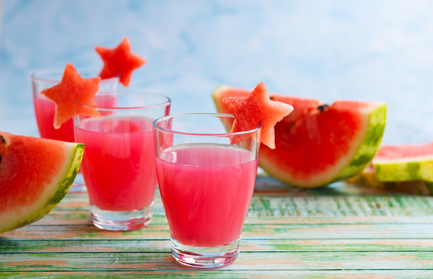 Watermelon drink in glasses - Foto, Imagem