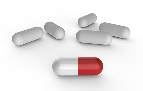 Pills isolated - Photo, Image