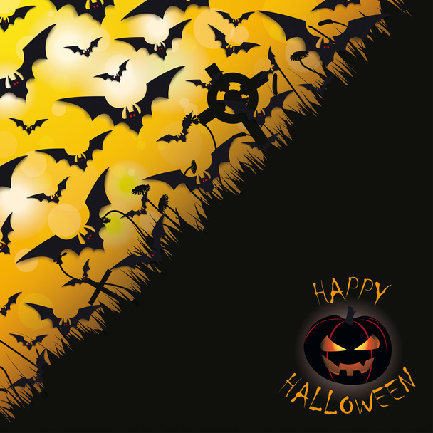 Halloween flyer design - Vektor, obrázek