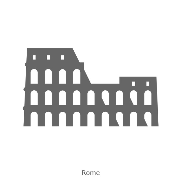 Coliseo - Roma, Italia
 - Vector, imagen
