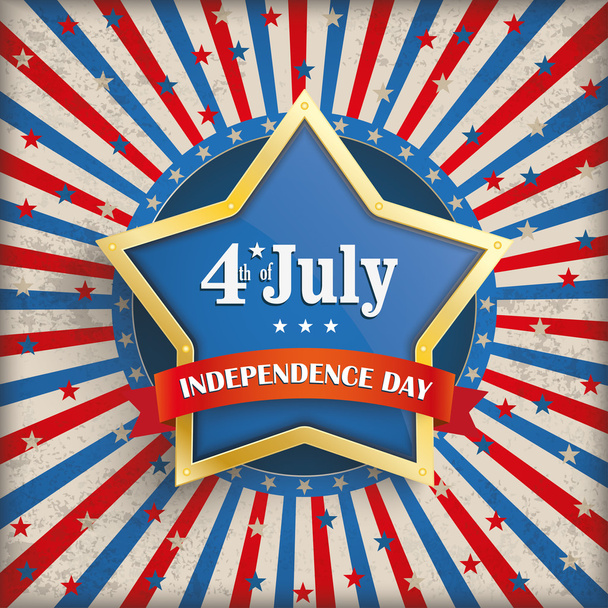 independence day flyer - Vetor, Imagem
