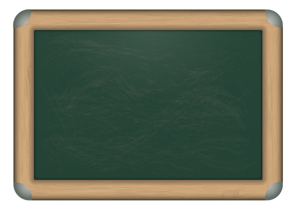 A blackboard on the white background. - Vector, Image