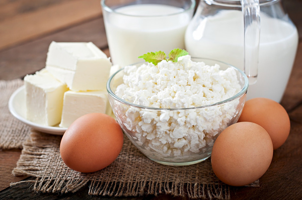 Milchprodukte und Eier - Foto, Bild