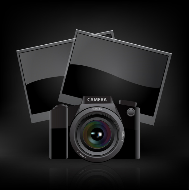 dijital kamera lensi - Vektör, Görsel