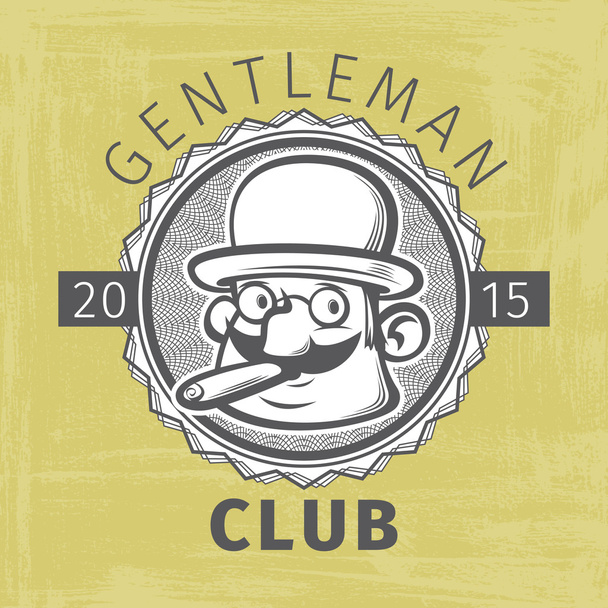 gentleman logo - Vektor, obrázek