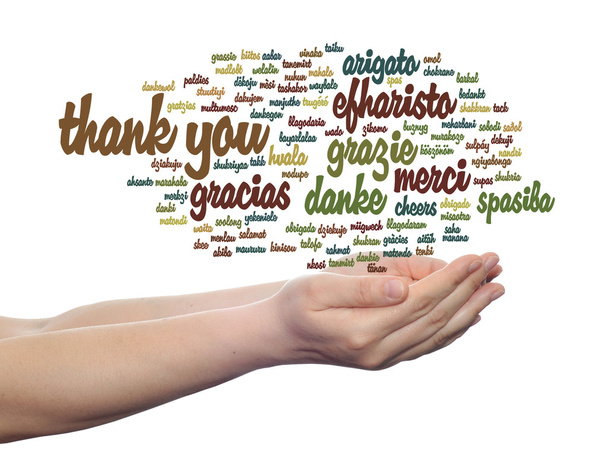 Thank you word cloud - Photo, Image
