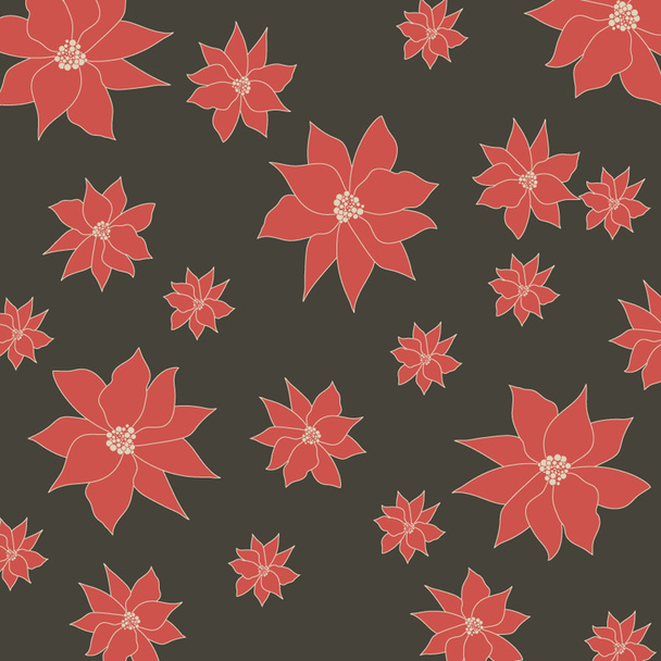 abstracte bloemenpatroon - Vector, afbeelding