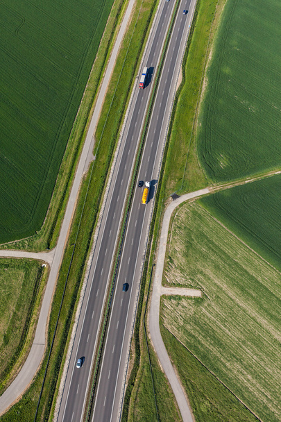 Aerial view of highway - Foto, Bild