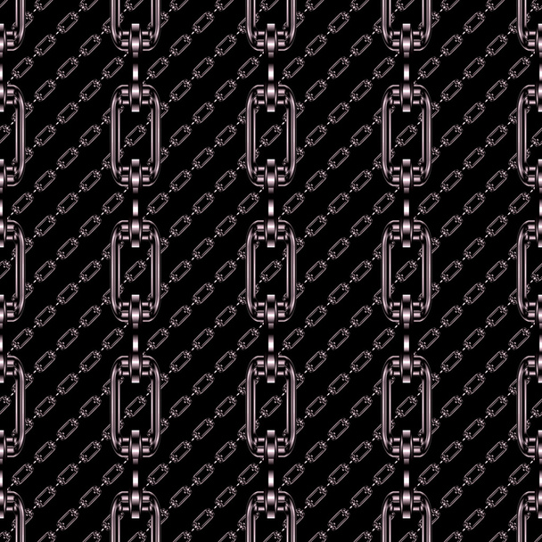 Залізні ланцюжки з чорним фоном безшовна текстура
 - Фото, зображення