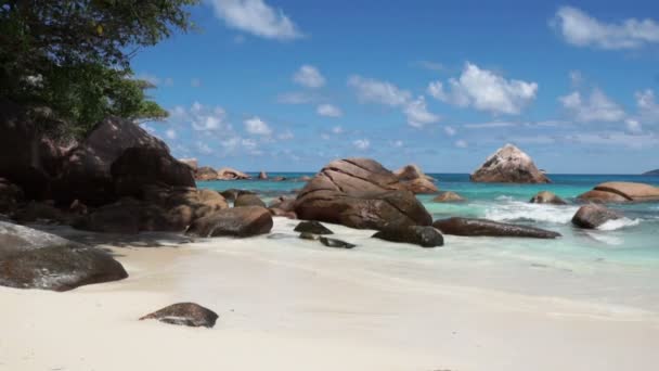 Csodálatos Seychelle-szigetek strand - Felvétel, videó