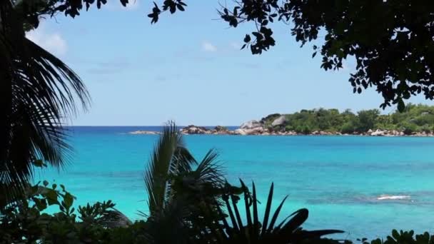 Traumhafter Strand der Seychellen - Filmmaterial, Video