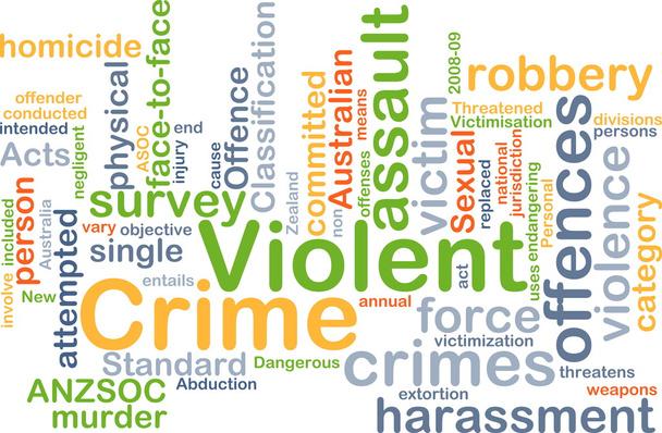 Violent crime background concept - Photo, Image