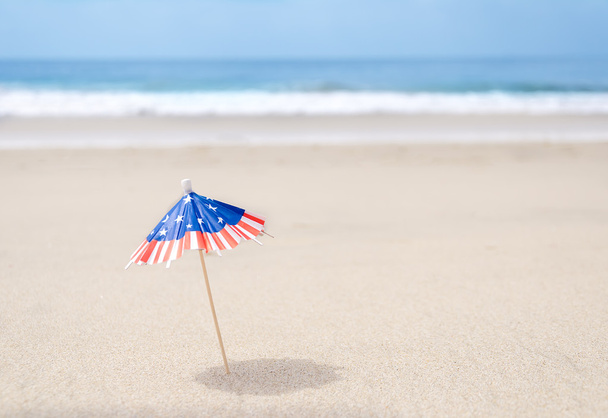 Fondo patriótico de Estados Unidos con estrellas de mar
 - Foto, imagen