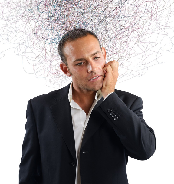 Businessman stressed and confused - Photo, Image