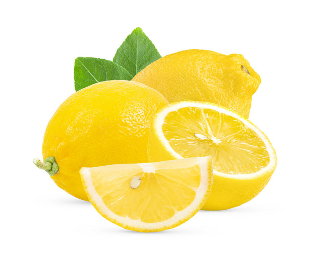 limone isolato su fondo bianco - Foto, immagini