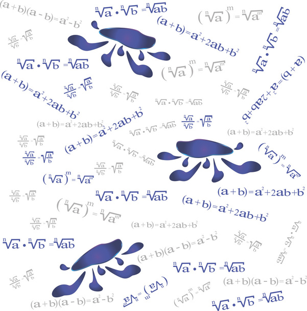 Bezešvé algebry symboly pro zázemí a skvrny - Vektor, obrázek
