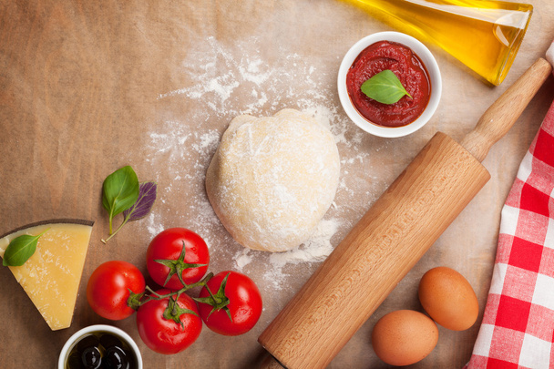 Pizza cooking ingredients - Photo, Image