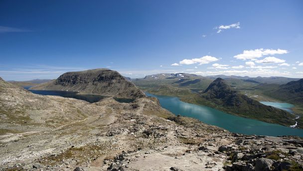 Besseggen Ridge in Jotunheimen National Park, Norway - Fotó, kép