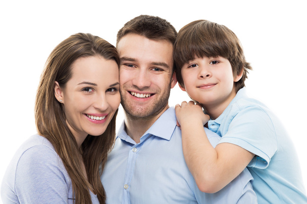 Onnellinen perhe pojan kanssa
 - Valokuva, kuva