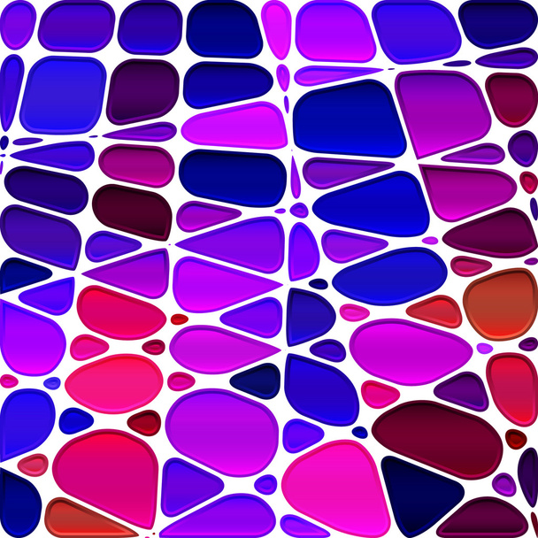 abstract stained-glass mosaic background - Vector, Image