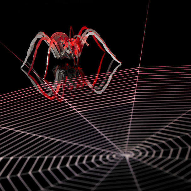 Lurking metallic spider - Photo, Image