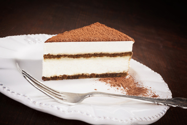 Tiramisu dessert on chocolate bar - Photo, Image