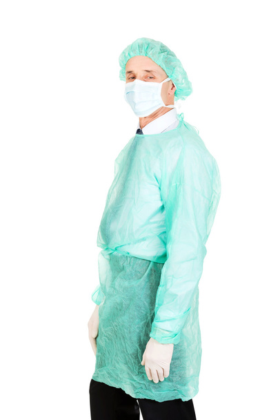 Male doctor with protective clothes - Photo, image