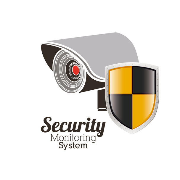 セキュリティ システムの設計  - ベクター画像