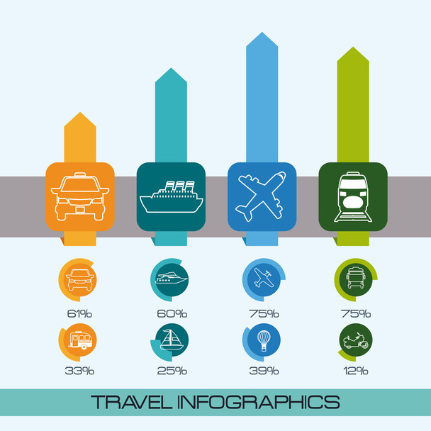Travel design. - Vector, afbeelding