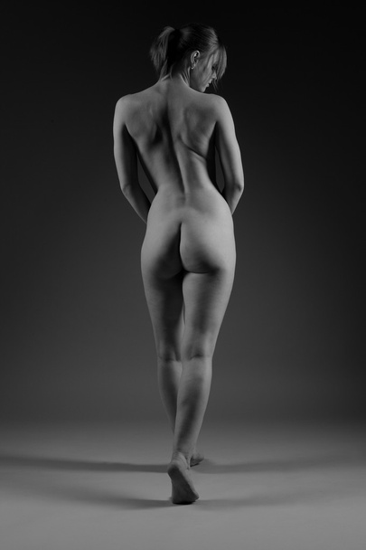 flexible Mädchen Nacktfotos - Foto, Bild