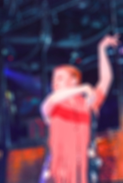 Flamenco dancers blur background - Фото, зображення