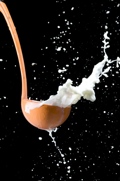 Совок и молоко
 - Фото, изображение