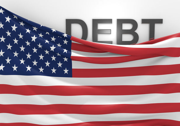 米国の国家債務と予算赤字金融危機 - 写真・画像