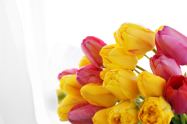 Beautiful bouquet of tulips - Valokuva, kuva