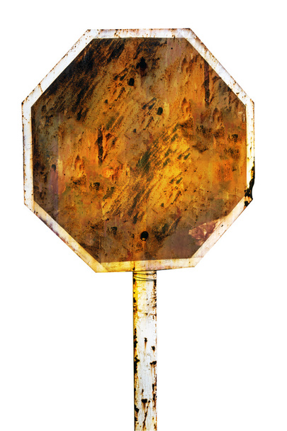 Rusty traffic sign - Photo, Image