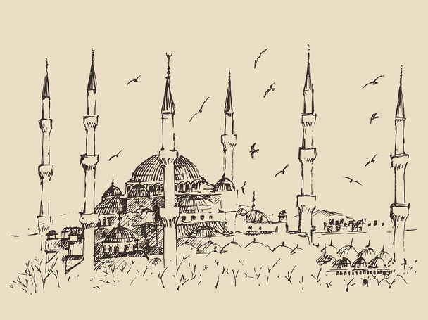 dessiné à la main Istanbul ville
 - Vecteur, image