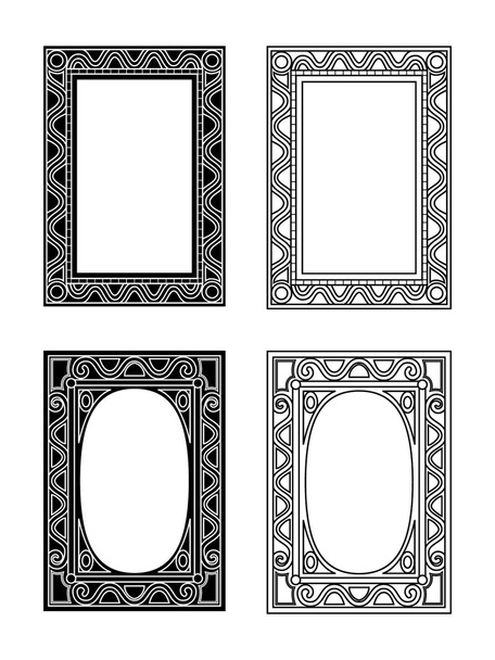 Picture frames 3 - Vector, Image