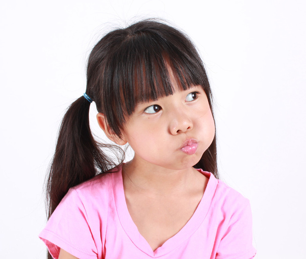 Portrait of young angry girl - Zdjęcie, obraz