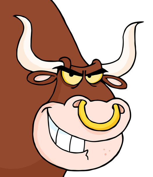 探している怒っている longhorn の頭部 - 写真・画像