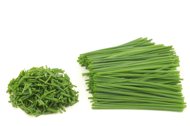 Букет свежесрезанного зеленого лука
 - Фото, изображение