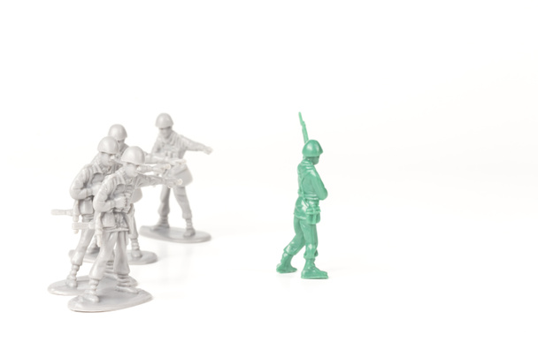 Bullying Toy Soldiers - Photo, Image