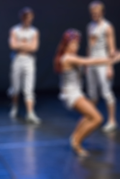 Contemporary dance performance bokeh blur background - Photo, image