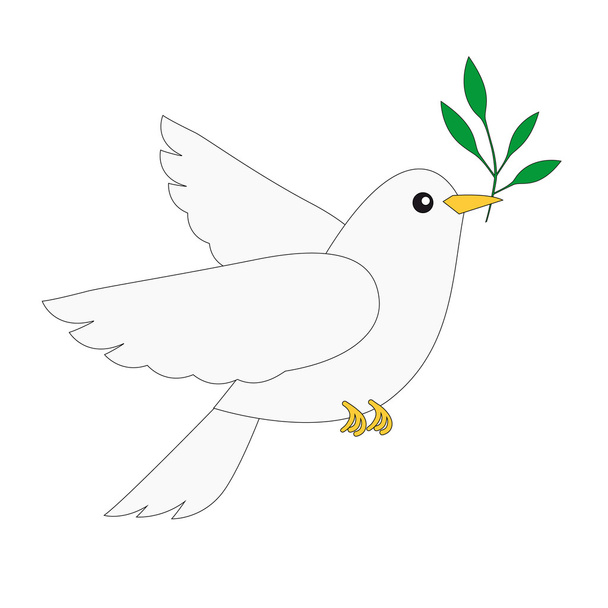 holubice míru - Vektor, obrázek